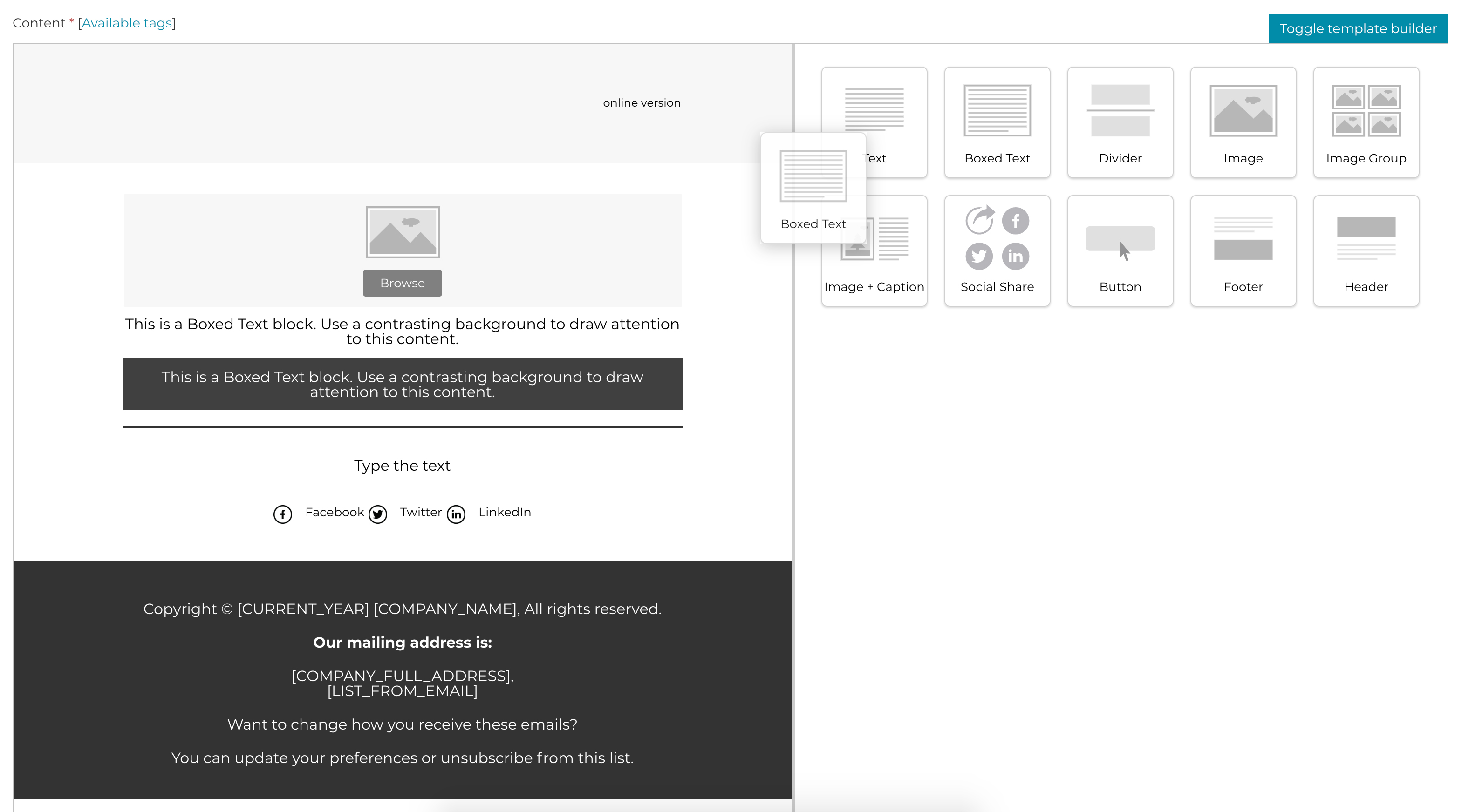 Invia email migliori